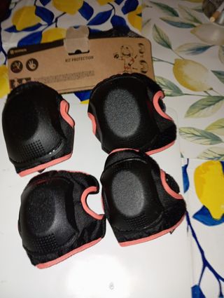 Patines con luz cascos y coderas