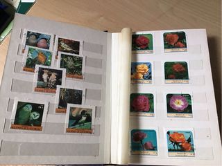 Album con 50 francobolli  tematici diversi