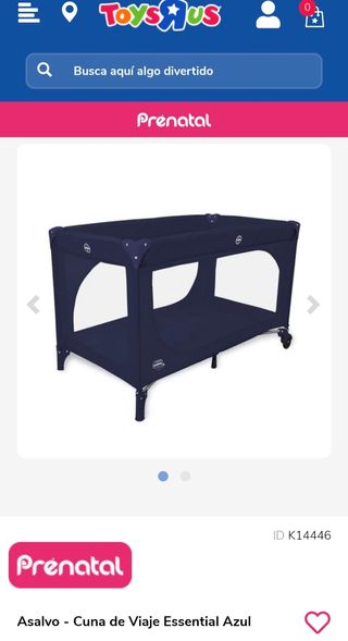 Cuna, cambiador y parque infantil