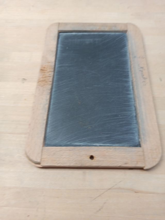 Antigua pizarra años 50.