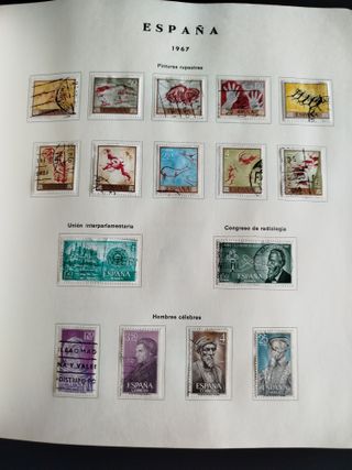 Colección sellos ESPAÑA (1965 - 1974)