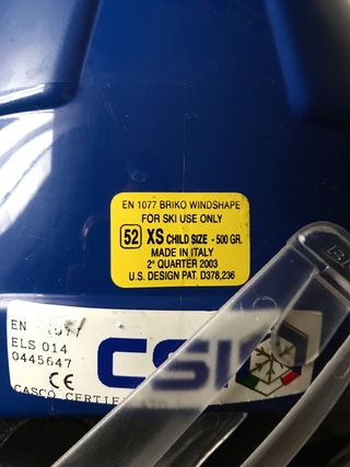 Casco Briko XS child size 52