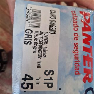 Zapato seguridad Panter Oxigeno