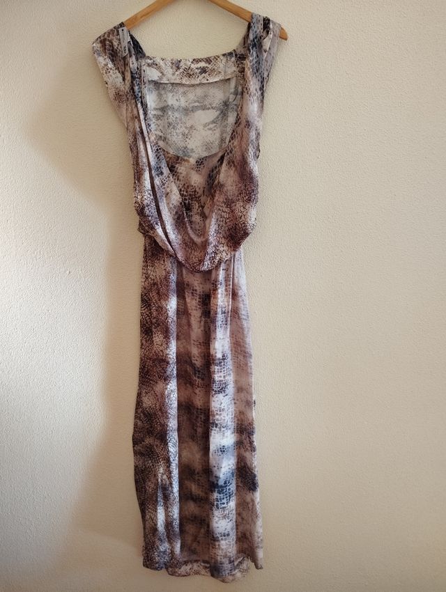 Vestido estampado animal Zara