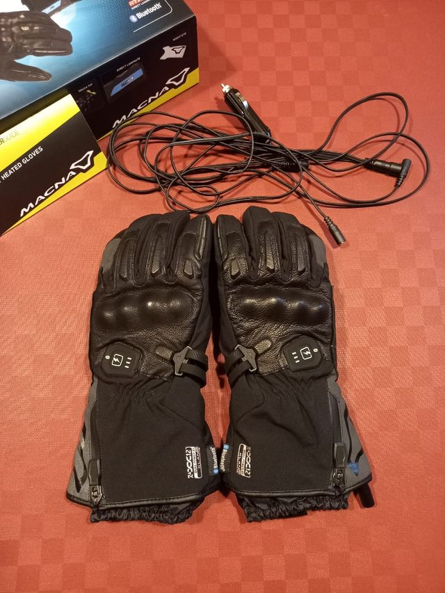 Guanti macna in pelle riscaldati