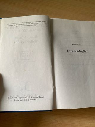 Diccionario ingles español langenscheidt