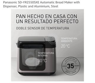 Panificadora automática/ panasonic sd yr2550sxe