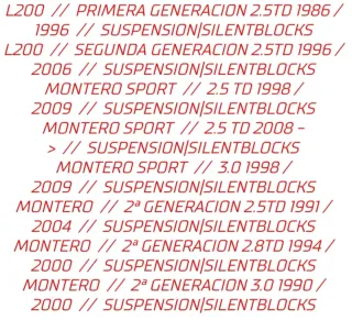 Bj-spacers Mitsubishi Montero v20