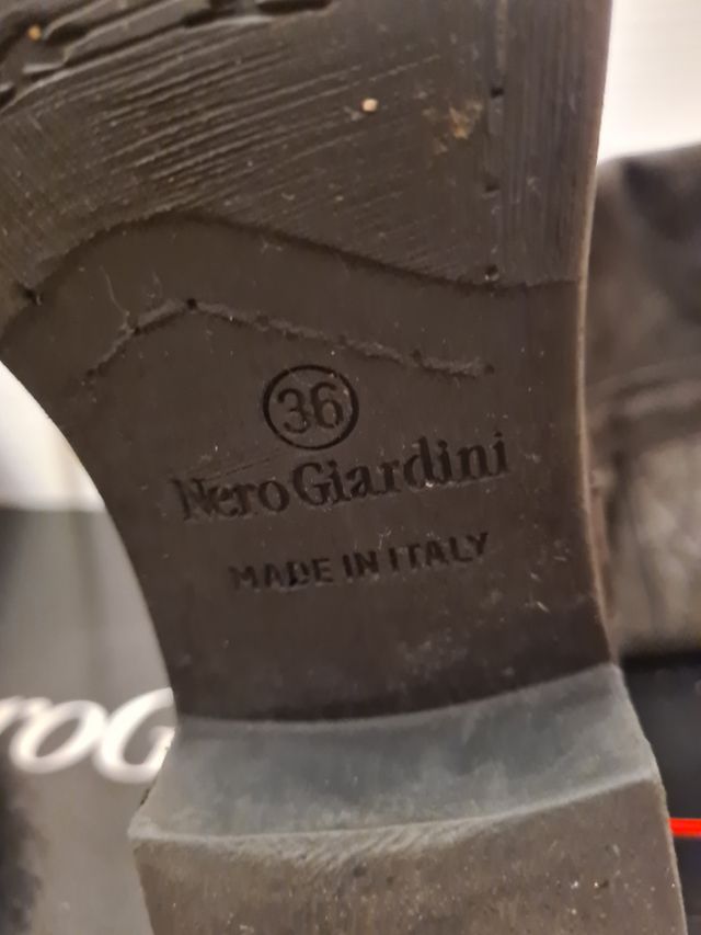 Stivali Nero Giardini 36