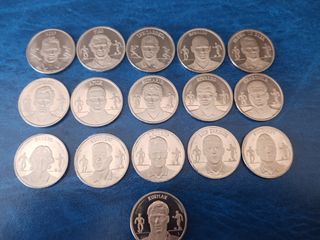 Monedas colección FCB centenario