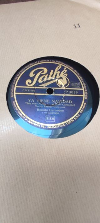 Disco pizarra 78rpm. Renato Carosone.