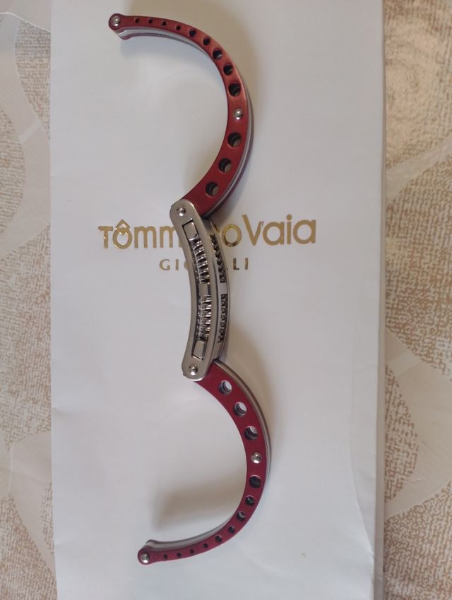 Bracciale acciaio e dorato