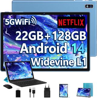 Tablet Android 14, 22GB RAM+128GB ROM