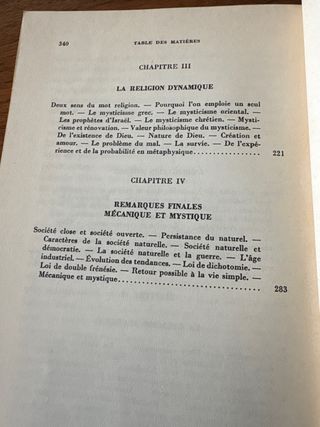 les deux sources morale et religion .Bergson