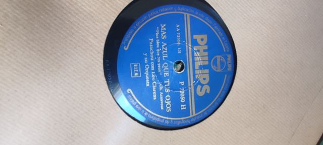 Disco pizarra 78rpm. Leo Clarens