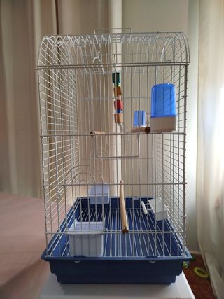 Jaula pájaros grande como nueva