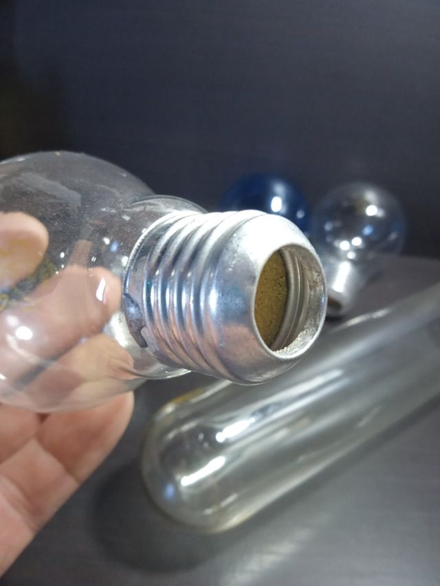 Bombillas vacías para manualidades 