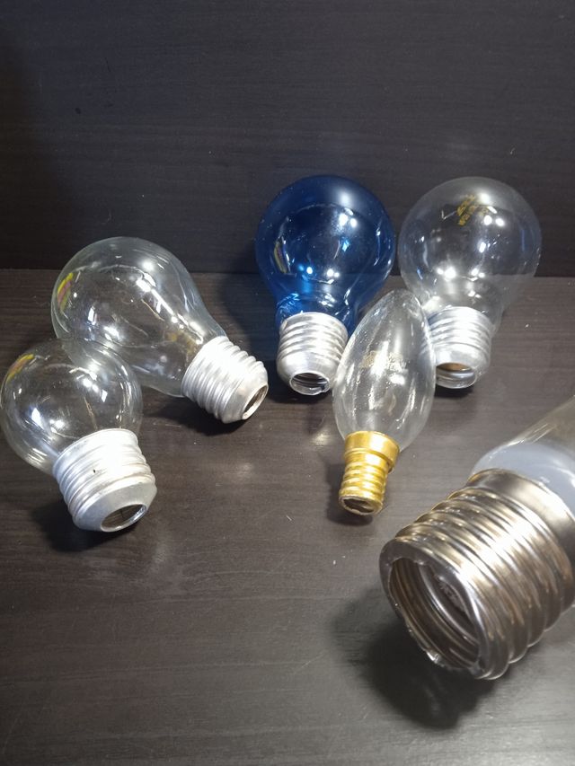 Bombillas vacías para manualidades 