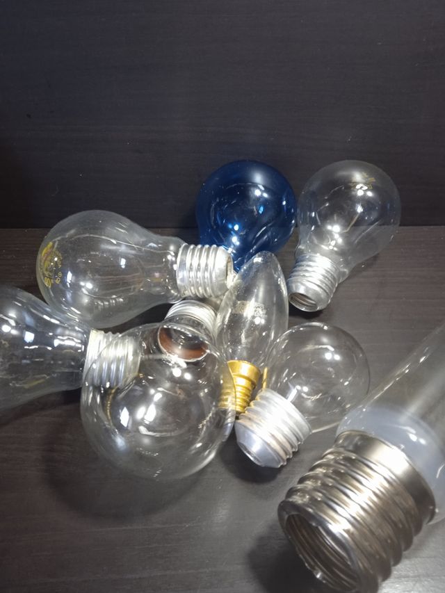 Bombillas vacías para manualidades 