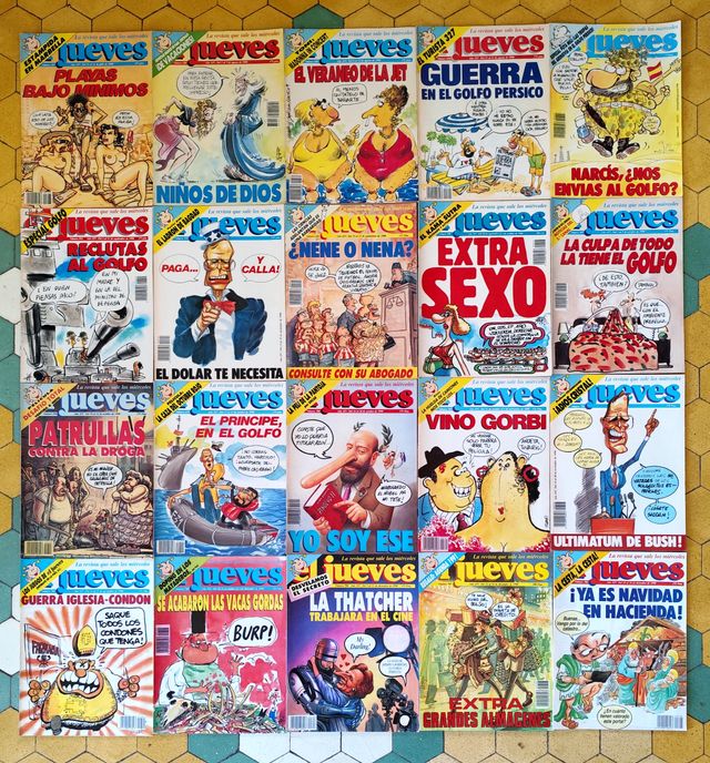 Revista "EL JUEVES" año 1990 (50 números)