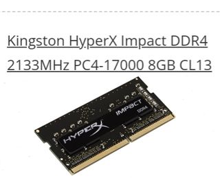 MEMORIA RAM DDR4 2133MHZ 8GB