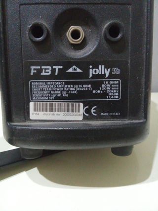 1 altavoz fbt