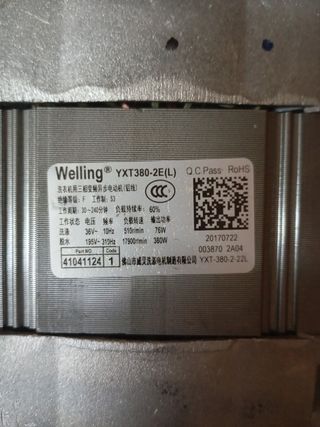 Motore lavatrice candy