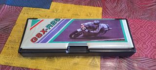 Estuche antiguo tema motos