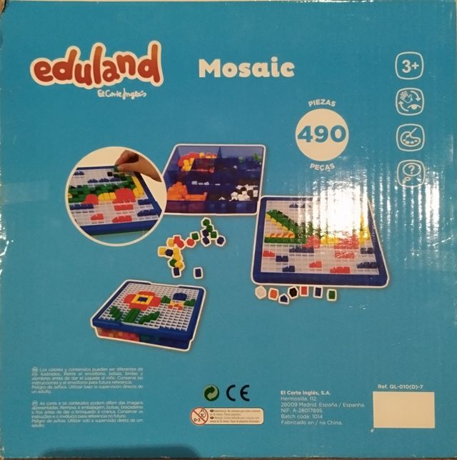 Juego infantil mosaico