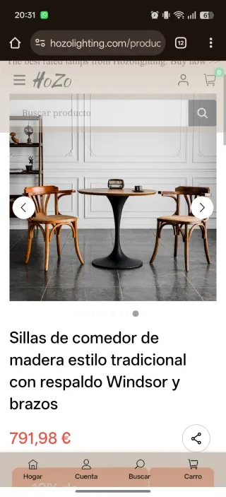 Sillón thonet Vintage