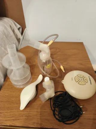 Sacaleches eléctrico y manual medela.