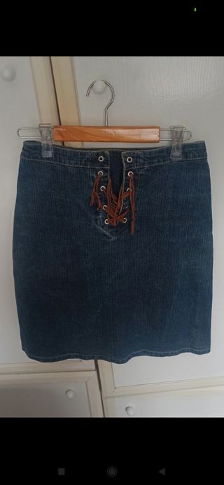 Falda larga vaquera. Talla 38