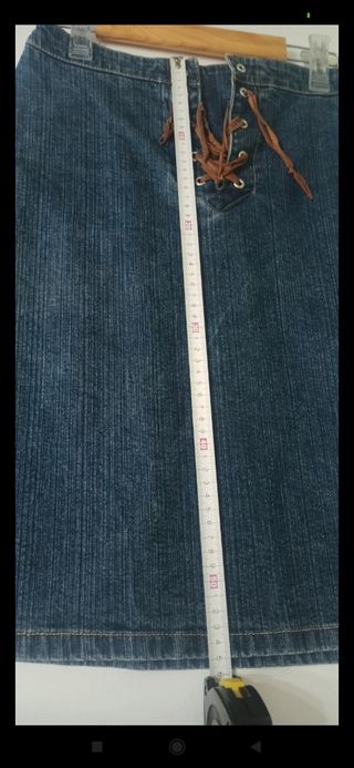 Falda larga vaquera. Talla 38
