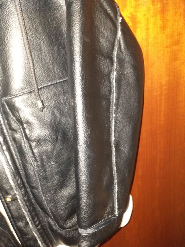 Cazadora reversible efecto piel*