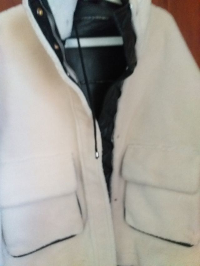 Cazadora reversible efecto piel*