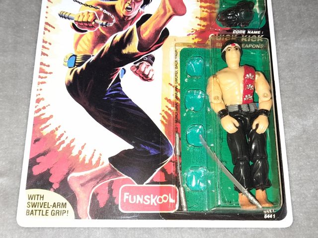 Gijoe Quick Kick en blister nuevo.