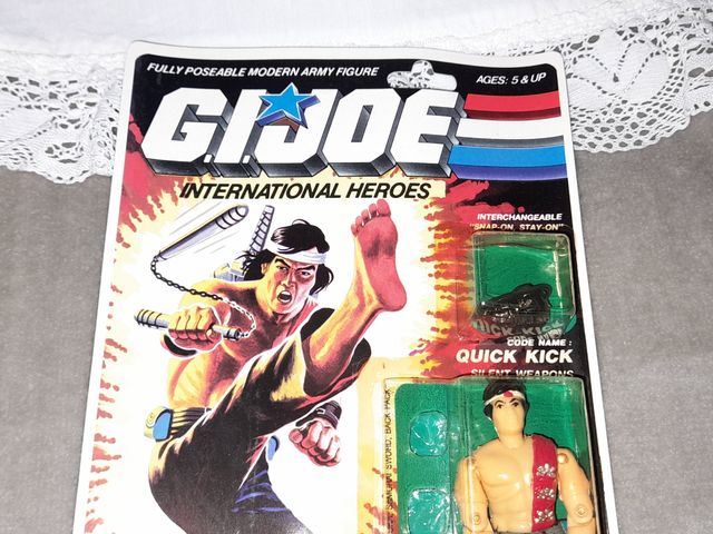 Gijoe Quick Kick en blister nuevo.