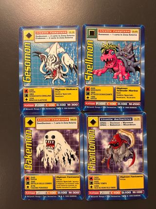 Digimon card collection Bandai 1999