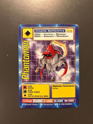 Digimon card collection Bandai 1999