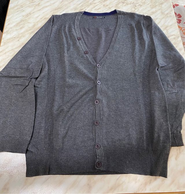 cardigan scollo a V uomo