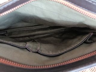 Bolso de piel marrón 