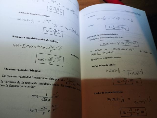 Problemas de sistemas de comunicaciones opticas