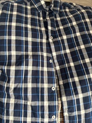 Camisa talla s hombre. Cuadros nueva