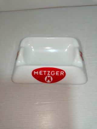 Posacenere Vintage Birra Metzger, LEGGI
