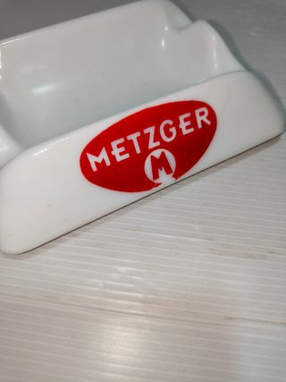 Posacenere Vintage Birra Metzger, LEGGI