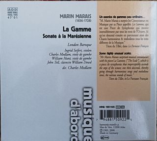 MARIN MARAIS - LA GAMME