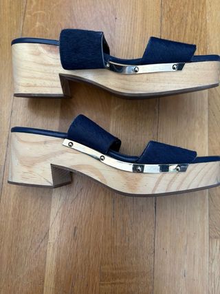 Sandalias azules uterque  talla 38