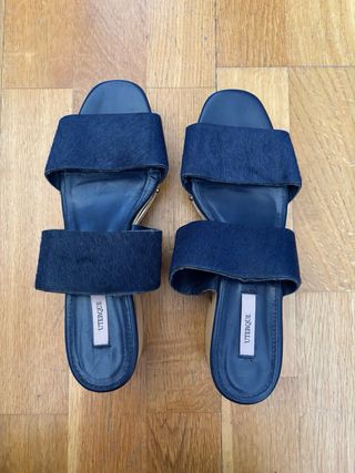 Sandalias azules uterque  talla 38