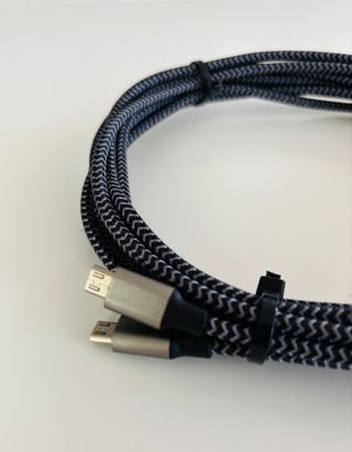 Cables USB - Micro USB 2m corded (2 unidades) tela