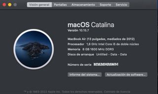 MacBook Air 13 pulgadas mediados 2012